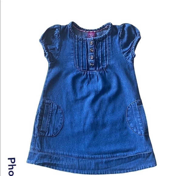 AUTHENTIC J KHAKI, adorable denim dress, size 3t, excellent condition - Picture 1 of 6